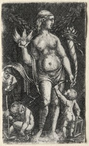 Venus kahden kupidon välissä tekijältä Albrecht Altdorfer