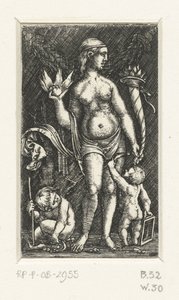 Venus kahdella putilla tekijältä Albrecht Altdorfer