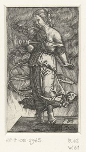 El suïcidi de Dido Acabat Dido (títol sobre objecte). tekijältä Albrecht Altdorfer