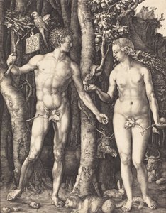 Aadam ja Eeva, 1504. tekijältä Albrecht Dürer
