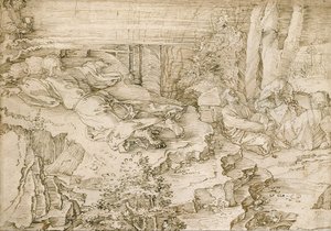 Agonia puutarhassa tekijältä Albrecht Dürer