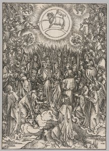 Apokalypsi: Karitsan palvonta – Valittujen hymni tekijältä Albrecht Dürer