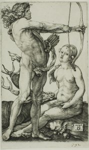 Apollo ja Diana tekijältä Albrecht Dürer