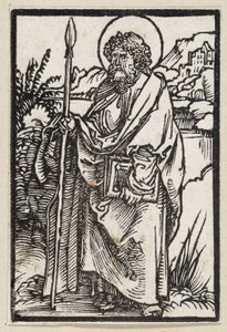 Apostoli Tuomas (63 uskonnollista kohtausta) tekijältä Albrecht Dürer