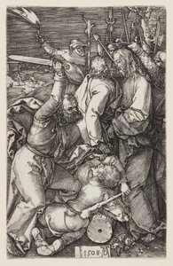 Kristuksen pettäminen, kaiverretusta kärsimyksestä tekijältä Albrecht Dürer