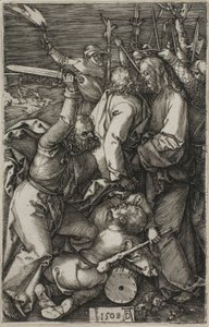 Kristuksen pettäminen, kaiverretusta kärsimyksestä tekijältä Albrecht Dürer