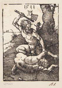 Cain mata a Abelfinnish tekijältä Albrecht Dürer
