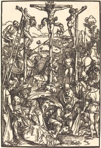 Golgata kolmella ristillä tekijältä Albrecht Dürer
