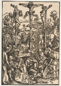 Golgata, jossa on kolme ristiä, n. 1503. tekijältä Albrecht Dürer