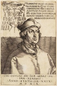 Brandenburgin kardinaali Albrecht (Pieni kardinaali) tekijältä Albrecht Dürer