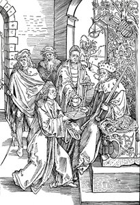 Celtes esittelee kirjansa Saksin valitsijalle, 1501 1906 tekijältä Albrecht Dürer