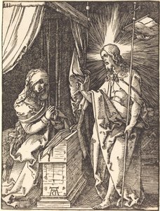Kristus ilmestyy äidilleen tekijältä Albrecht Dürer