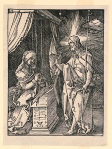 Kristus ilmestyy äidilleen tekijältä Albrecht Dürer