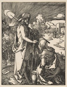 Kristus ilmestyy Maria Magdalenalle, pienestä kärsimyksestä, n. 1510. tekijältä Albrecht Dürer