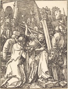 Kristus kantaa ristiä tekijältä Albrecht Dürer