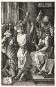 Orjantappuroilla kruunattu Kristus, 1512. tekijältä Albrecht Dürer
