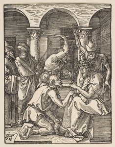 Orjantappureilla kruunattu Kristus, The Small Passion, n. 1509. tekijältä Albrecht Dürer