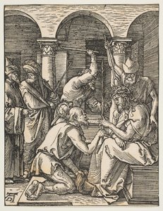 Orjantappureilla kruunattu Kristus, The Small Passion, n. 1509. tekijältä Albrecht Dürer