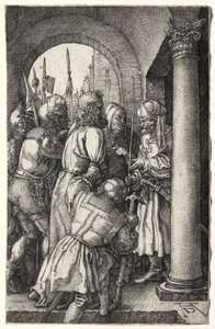 Kristus otettu Pilatuksen eteen tekijältä Albrecht Dürer