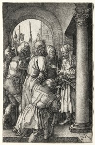 Kristus otettu Pilatuksen eteen, 1512. tekijältä Albrecht Dürer