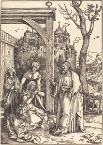 Kristus lähtee äidiltään tekijältä Albrecht Dürer
