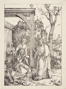 Kristus jättää äitinsä tekijältä Albrecht Dürer