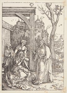 Kristus jättää äitinsä tekijältä Albrecht Dürer