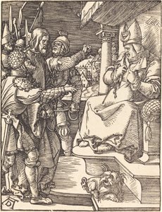 Kristus ennen Kaifasta tekijältä Albrecht Dürer