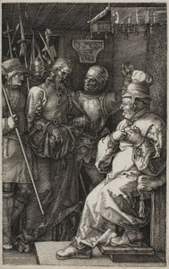 Kristus ennen Kaifasta, Kaiverretusta kärsimyksestä tekijältä Albrecht Dürer