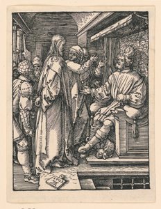 Kristus Herodeksen edessä, Pikku Passion -sarjasta tekijältä Albrecht Dürer