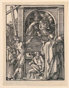 Kristus ennen ihmisiä (Ecce Homo), Pikku Passion -sarjasta tekijältä Albrecht Dürer