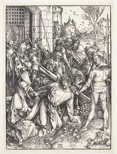 Kristus kantaa ristiä tekijältä Albrecht Dürer