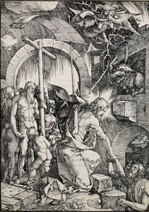 Kristus Limbossa, 1510 tekijältä Albrecht Dürer