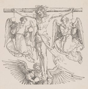 Kristus ristillä. tekijältä Albrecht Dürer