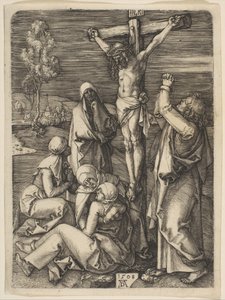 Kristus ristillä, 1508. tekijältä Albrecht Dürer