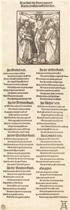 Kristus ristillä Marian ja Pyhän Johanneksen kanssa, 1510. tekijältä Albrecht Dürer