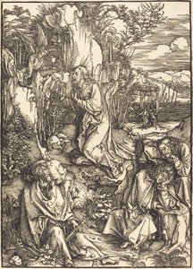 Kristus Öljymäellä tekijältä Albrecht Dürer