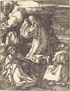 Kristus Öljymäellä tekijältä Albrecht Dürer