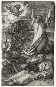 Kristus Öljymäellä tekijältä Albrecht Dürer