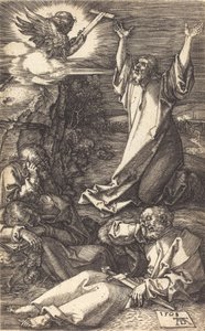 Crist a la muntanya de les Oliveres, 1508. finlandès tekijältä Albrecht Dürer