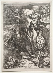 Kristus Öljymäellä, 1515. tekijältä Albrecht Dürer