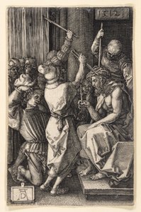 Kristuksen orjantappurakruunaus (Kuparikaiverruspassio) tekijältä Albrecht Dürer