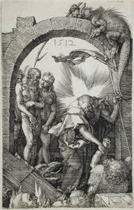 Kristuksen laskeutuminen tuonelaan tekijältä Albrecht Dürer