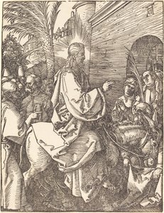 Kristuksen tulo Jerusalemiin tekijältä Albrecht Dürer