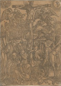 Kristus ristillä, sarjan ”Suuri passio” 8. kuva tekijältä Albrecht Dürer