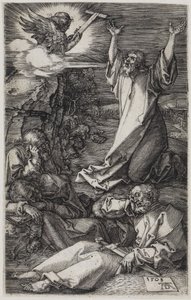 Kristus Öljymäellä tekijältä Albrecht Dürer