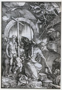 Kristus esiportossa, sarjan ”Suuri passio” 11. sivu tekijältä Albrecht Dürer