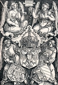 Nürnbergin kaupungin vaakuna, 1521 1906. tekijältä Albrecht Dürer