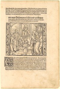 Daniel-lapsi paljastaa Susannan syyttäjät oikeudessa tekijältä Albrecht Dürer