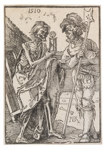Kuolema ja Lansquenet, 1510. tekijältä Albrecht Dürer